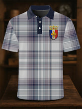 Chemise à manches courtes France Business Style pour homme